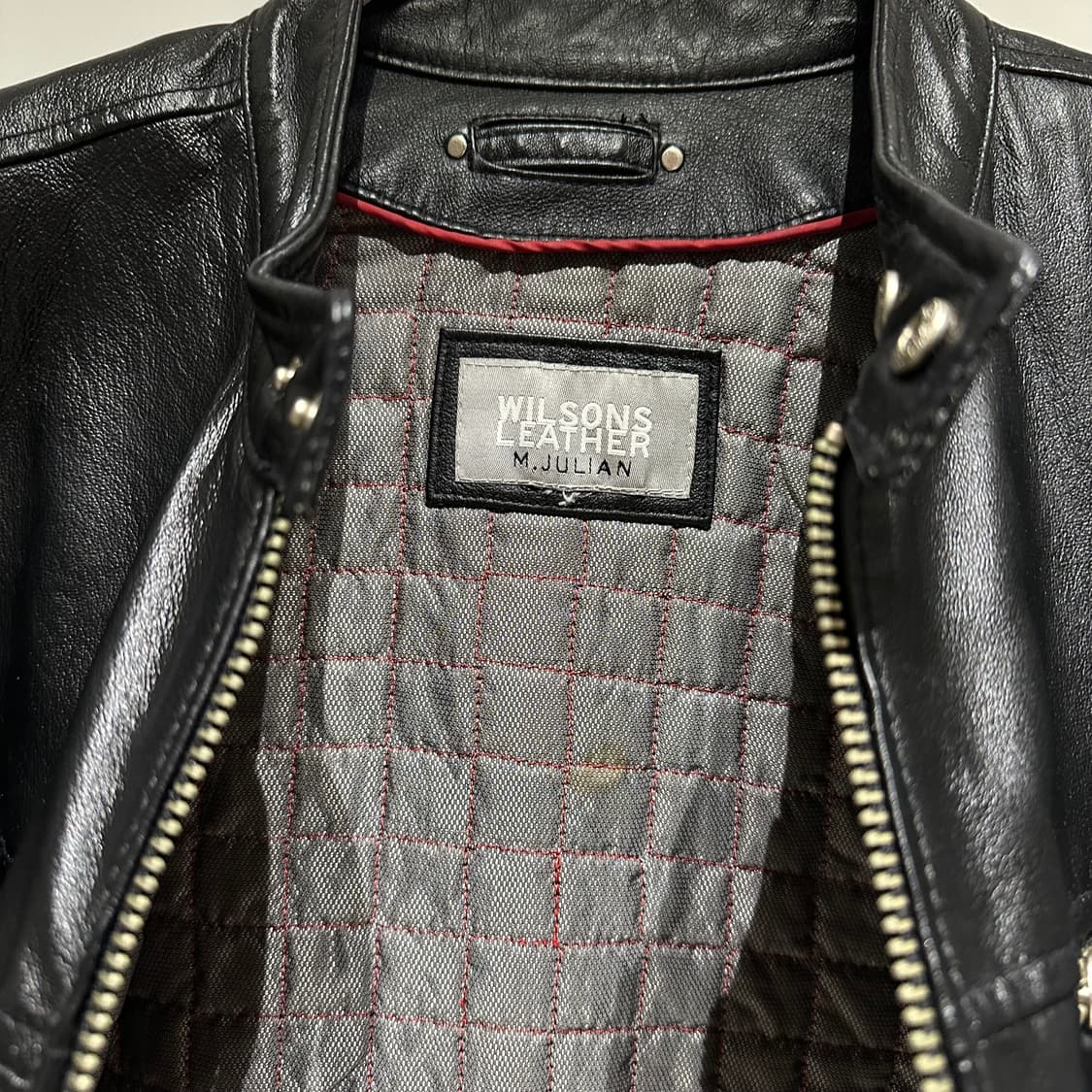 윌슨 레더 카페레이서 레더자켓 상품이미지6