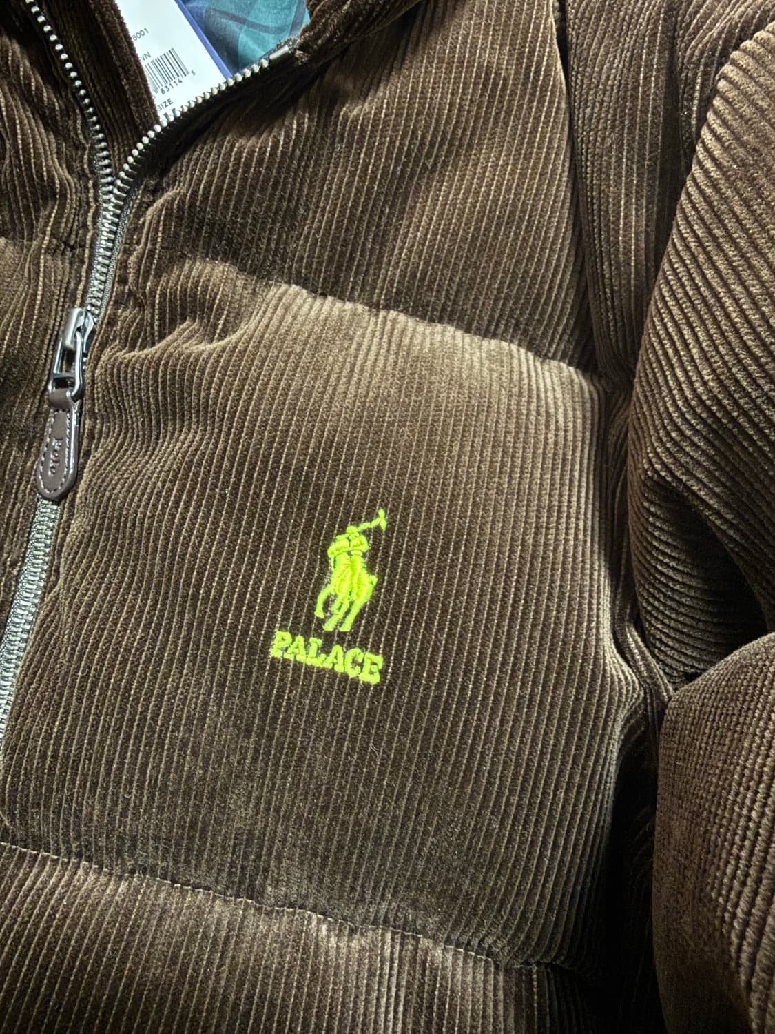 폴로 x 팔라스 코듀로이 패딩(M) 상품이미지3