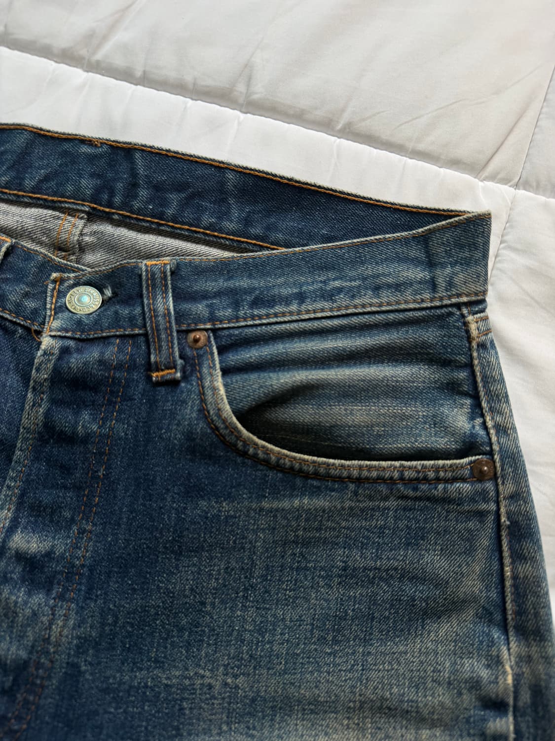 70s 리바이스 501 66전기 데님 팬츠  상품이미지5