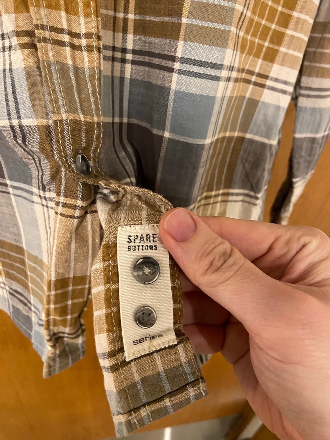 시리즈 체크 남방 셔츠 상품이미지4