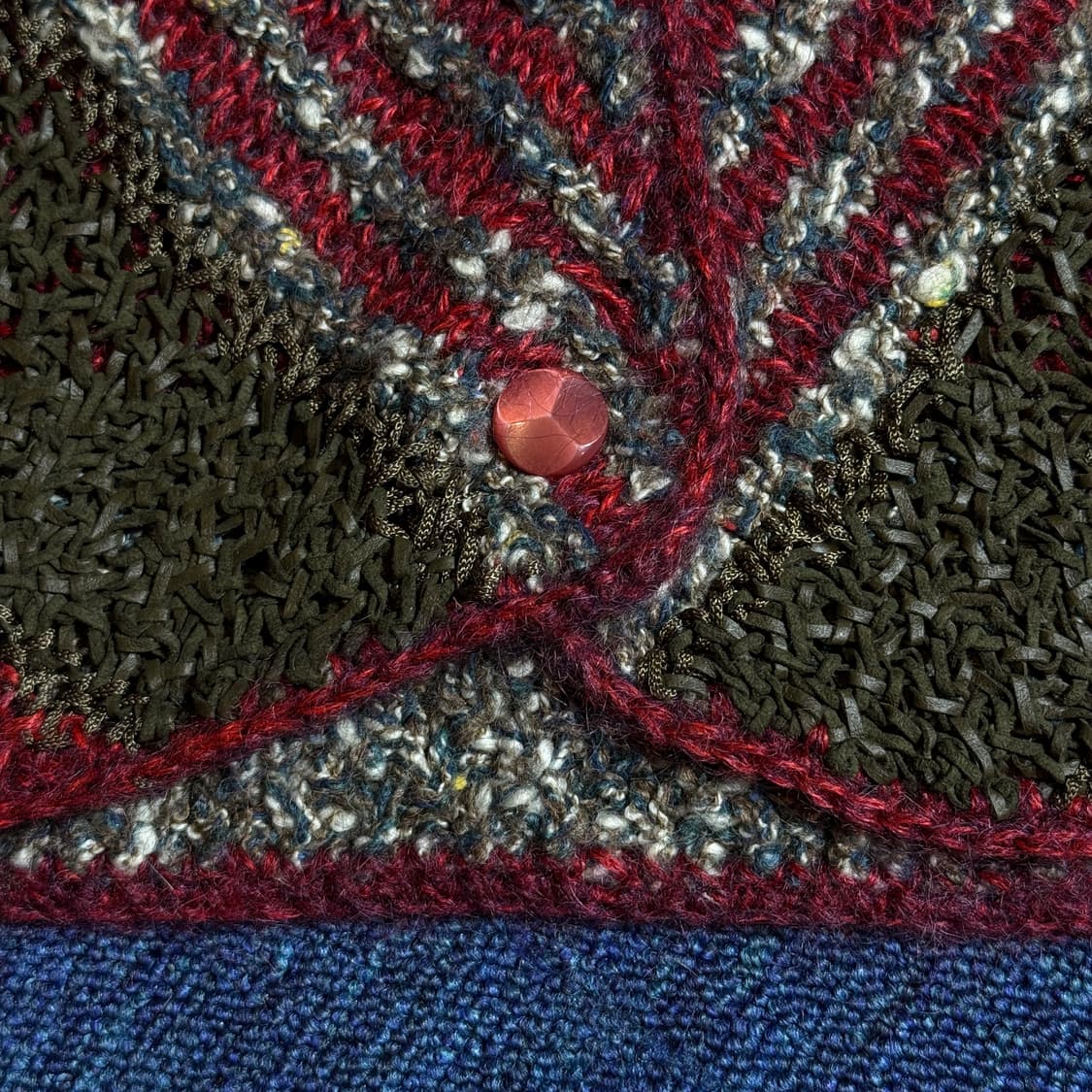 빈티지 스트라이프 짜임 가디건 상품이미지3