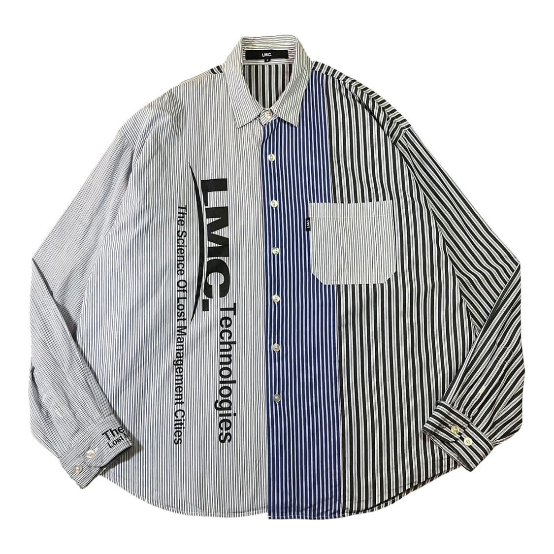 엘엠씨 빅로고 스트라이프 셔츠 상품이미지1