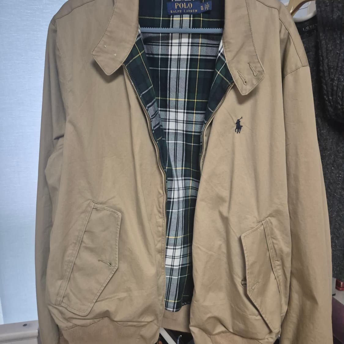 [XL] 폴로 랄프로렌 해링턴 자켓 베이지 바라쿠다 스타일 상품이미지1
