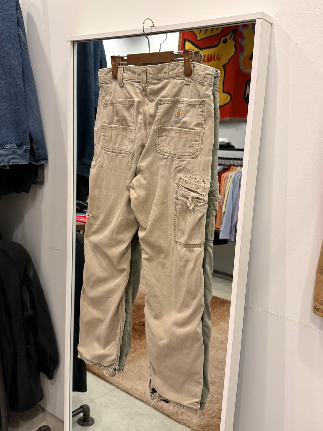 Carhartt 칼하트 디스트로이드 빈티지 워크 팬츠 (33-34) 상품이미지5