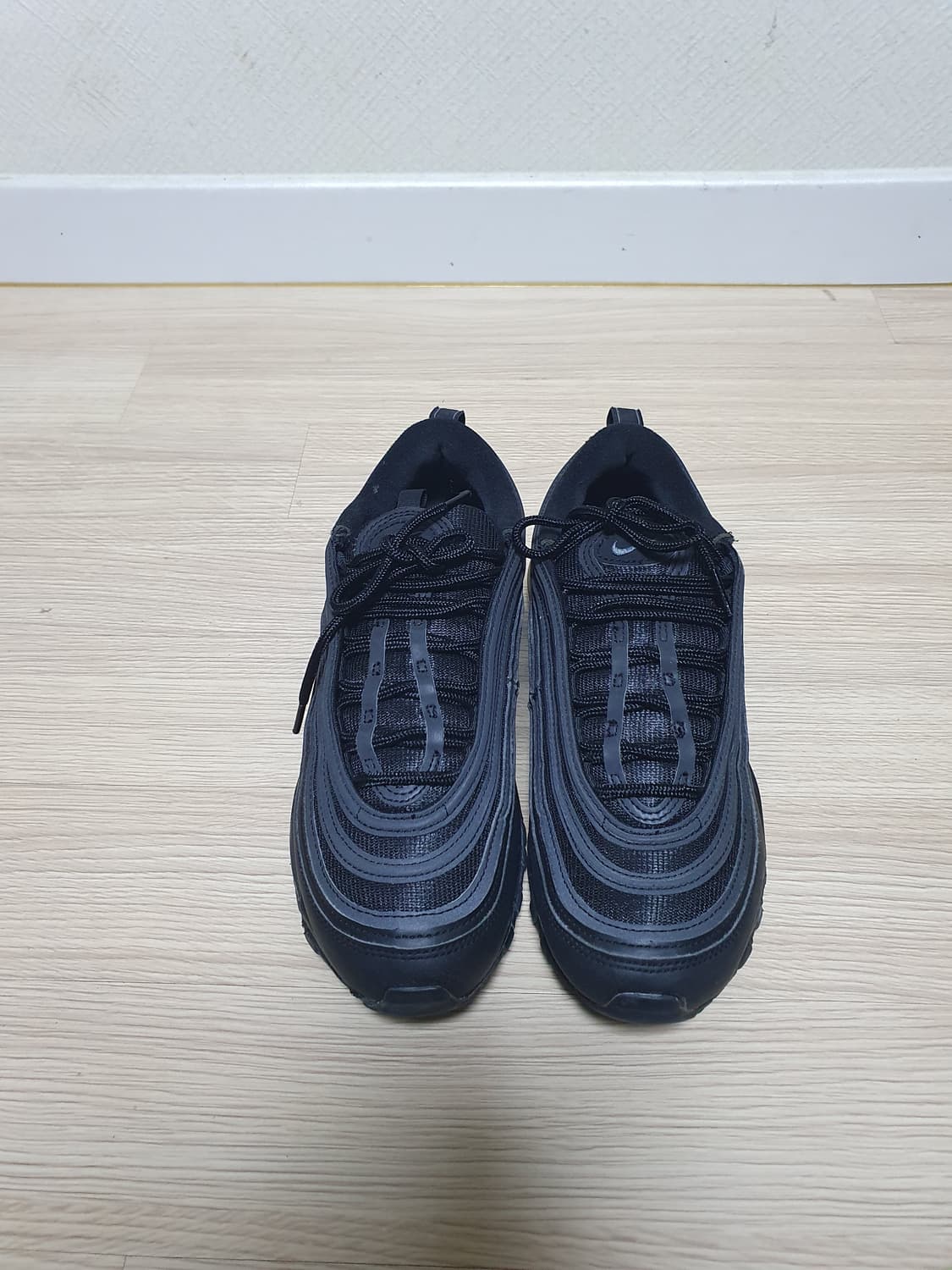 나이키 에어맥스 97 올블랙 운동화 265 상품이미지3