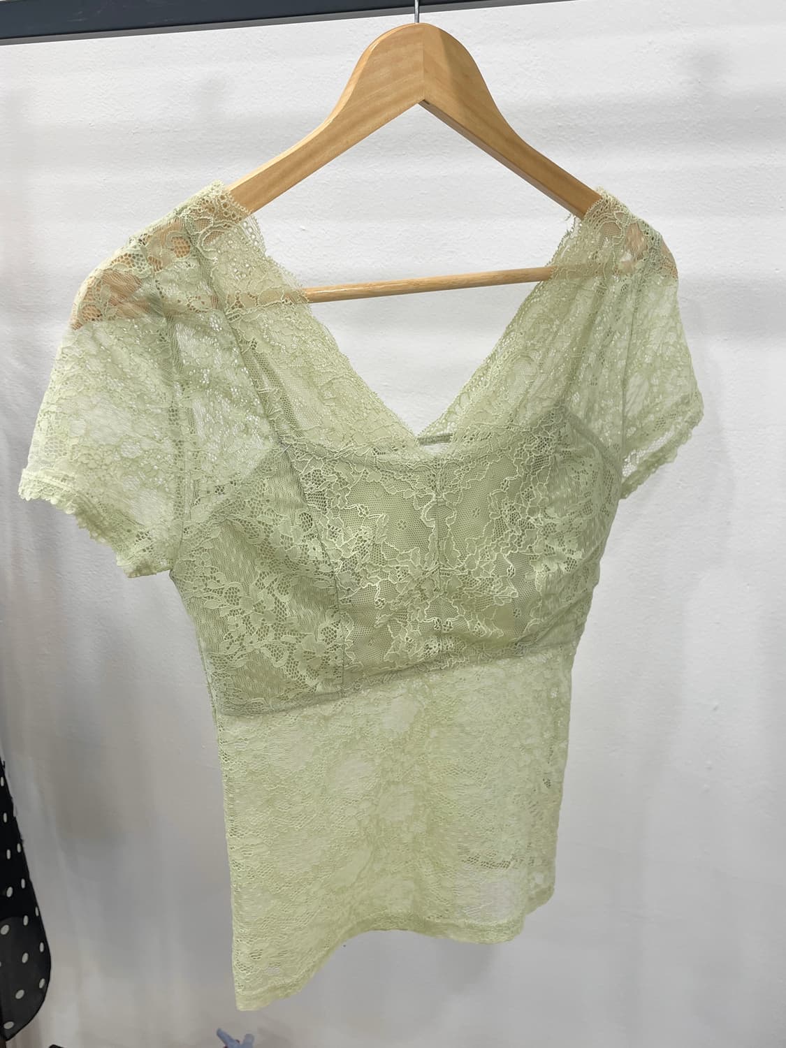 sage lace top 상품이미지6