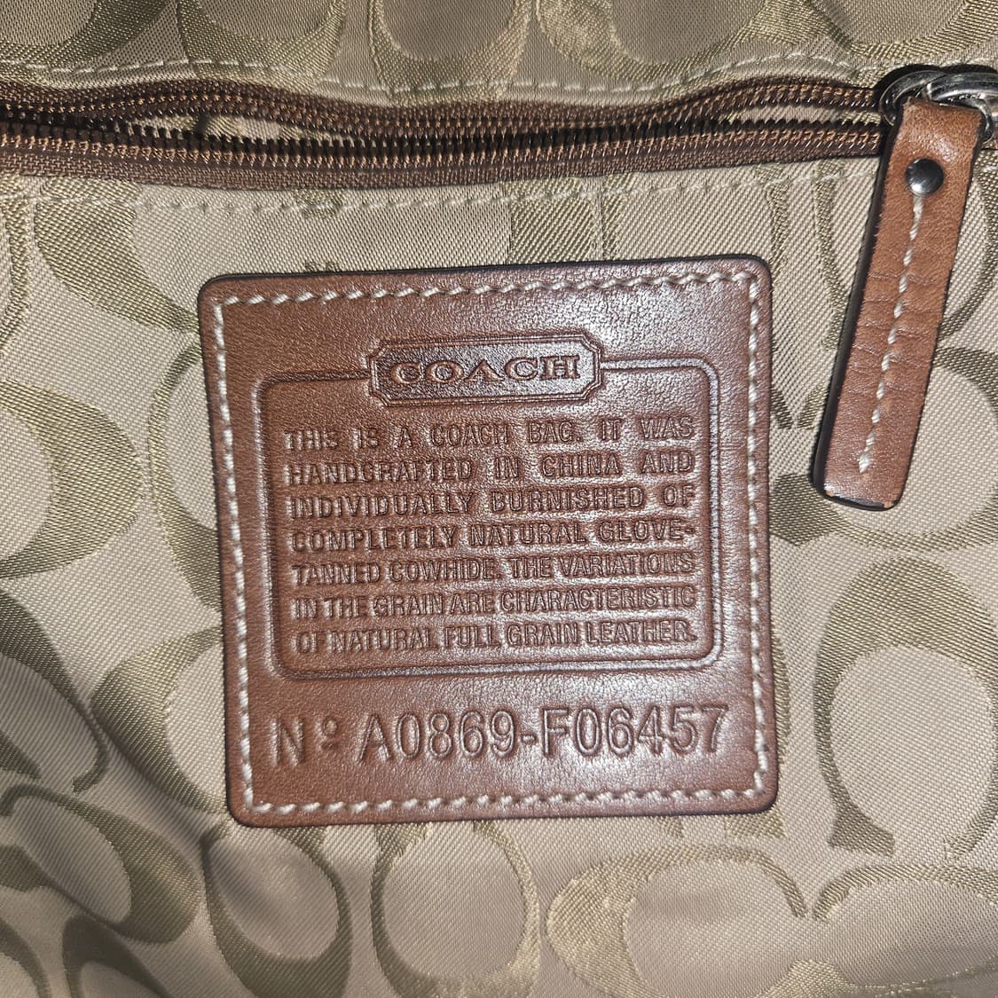 Old Coach 레더 메신저 백 상품이미지4