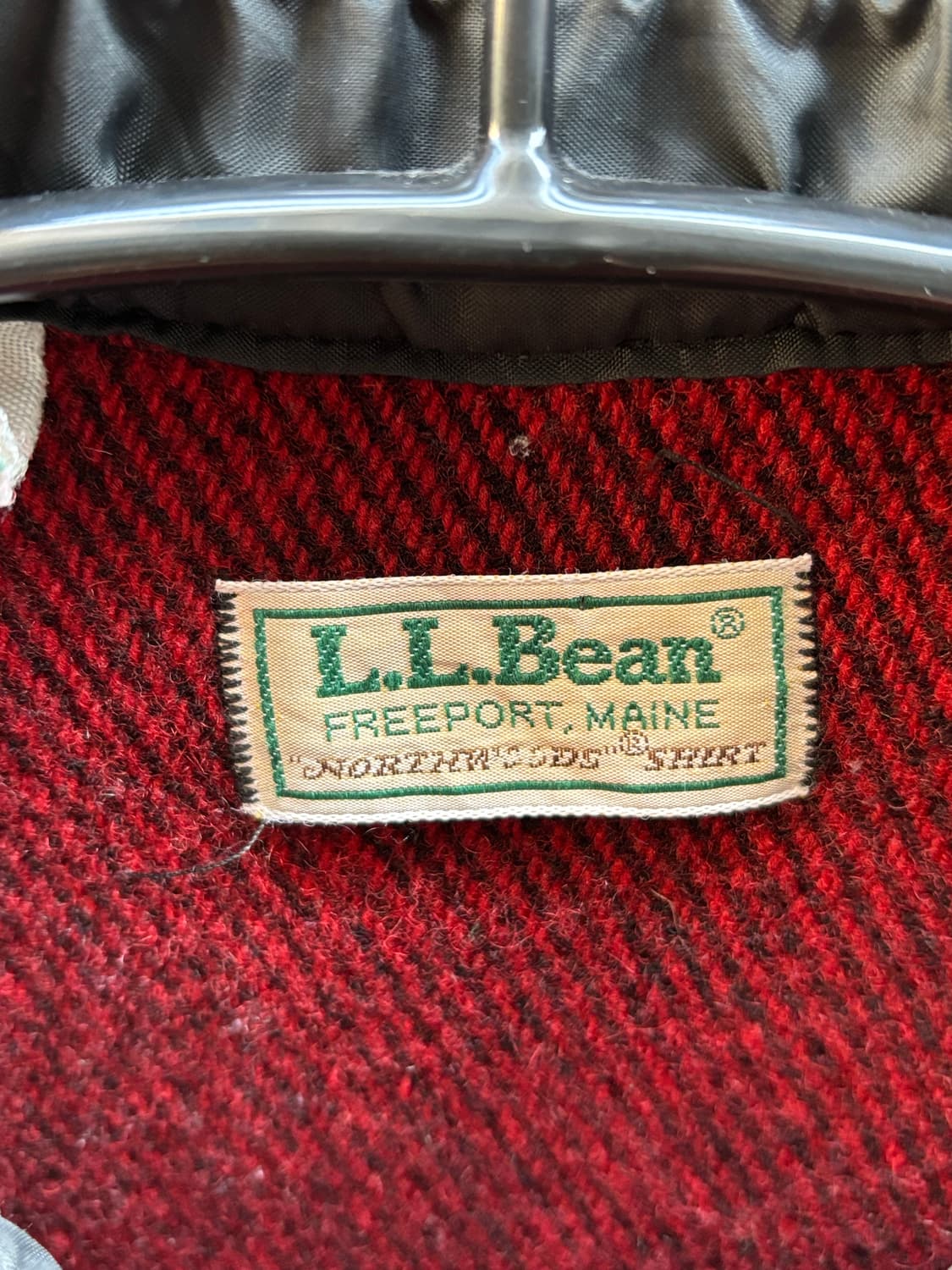 80s 엘엘빈 울 셔츠 상품이미지4