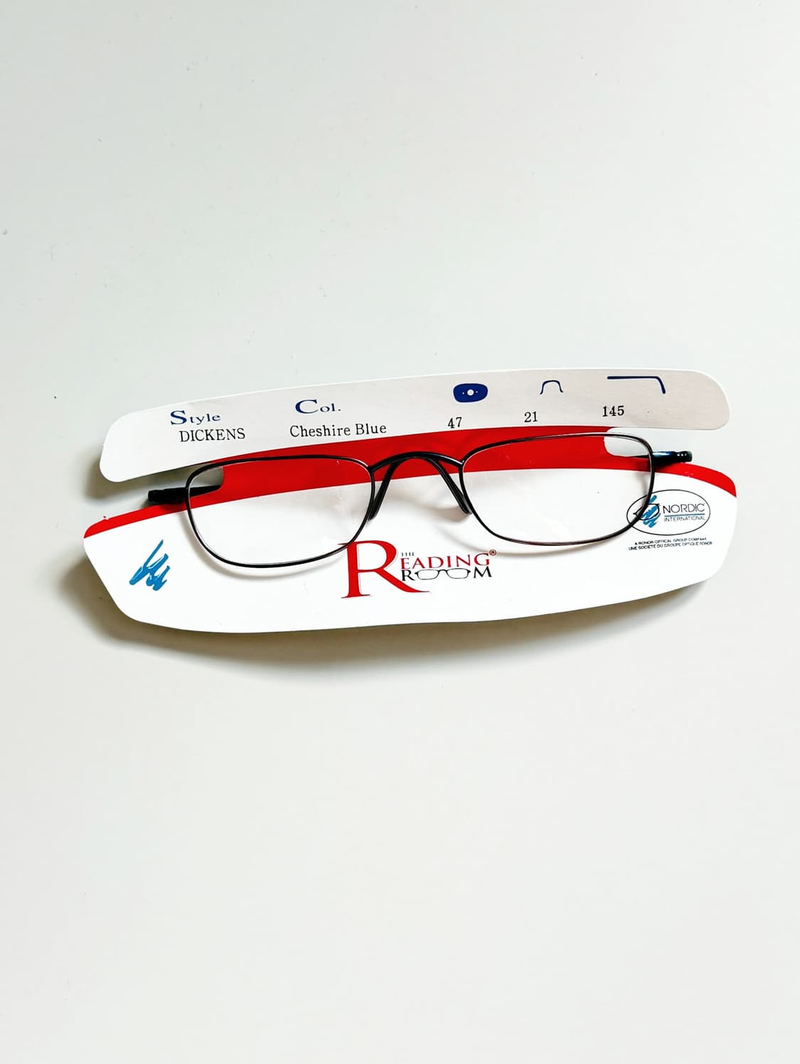 90s The Reading Room 슬림 스퀘어 빈티지 안경 상품이미지1