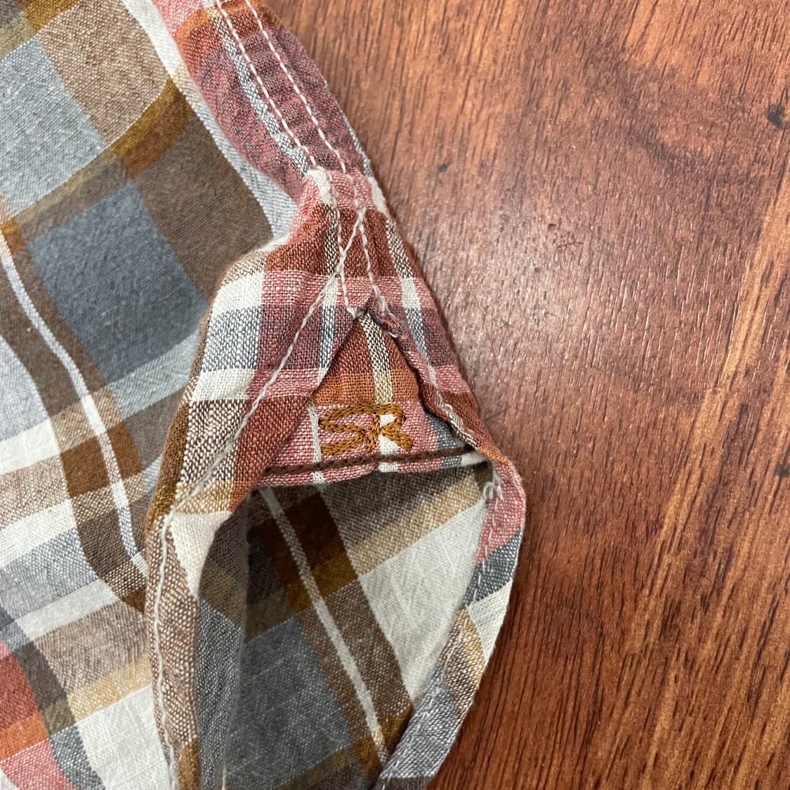 시리즈 린넨 혼방 체크 셔츠 상품이미지2