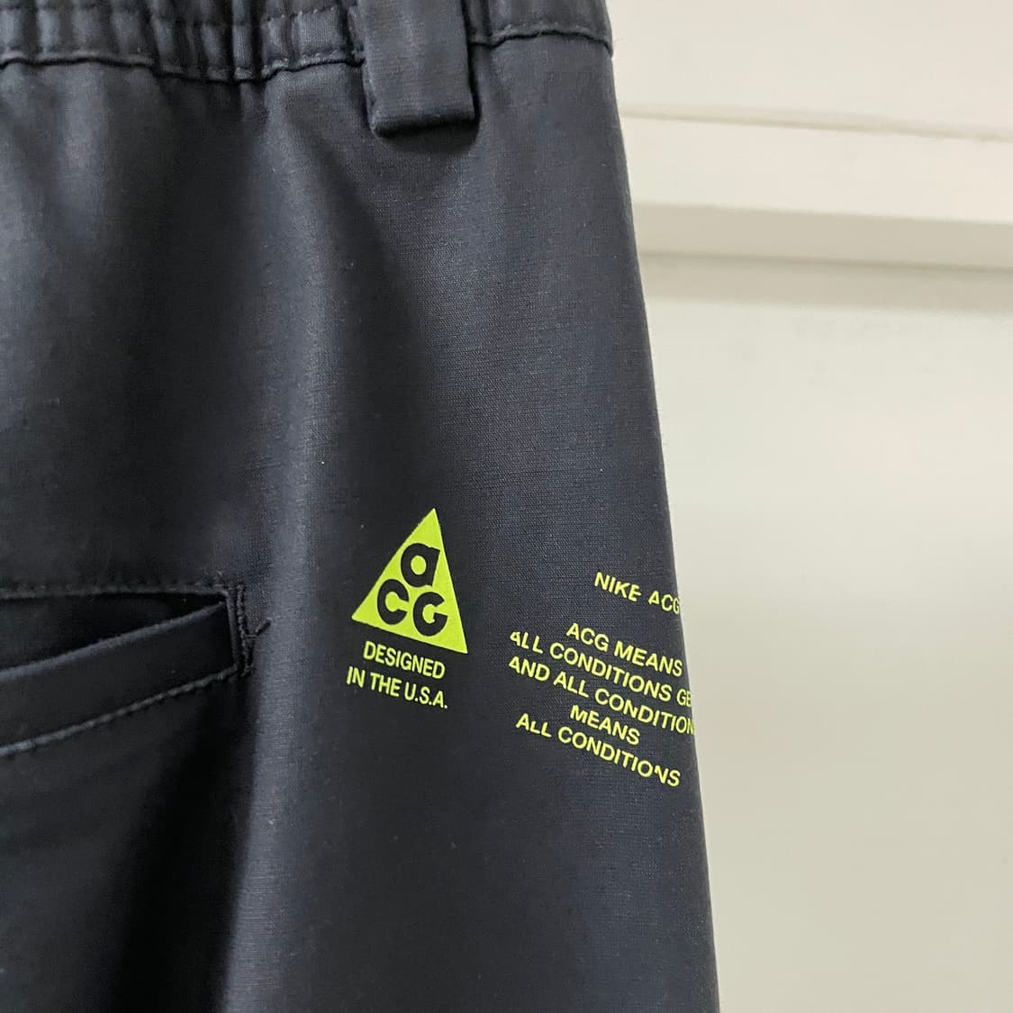 나이키 ACG 아크로님 블랙 팬츠 S 상품이미지5