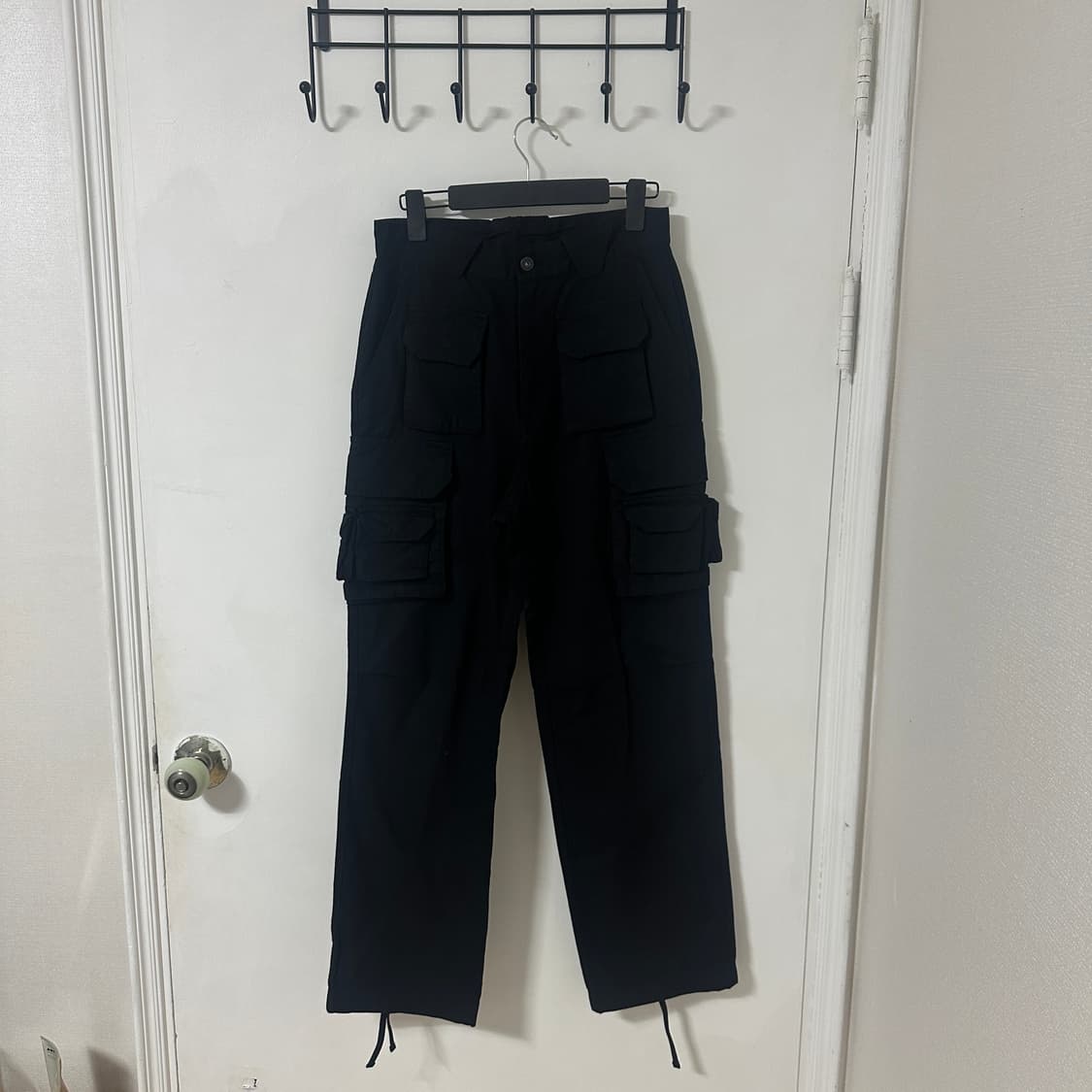 78(28-30)스펙테이터 헨리코튼 피셔맨 카고팬츠 블랙 상품이미지1