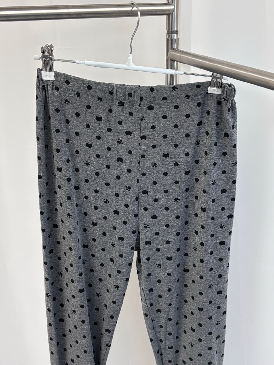 땡땡이 발자국 레그워머 레깅스 상품이미지2