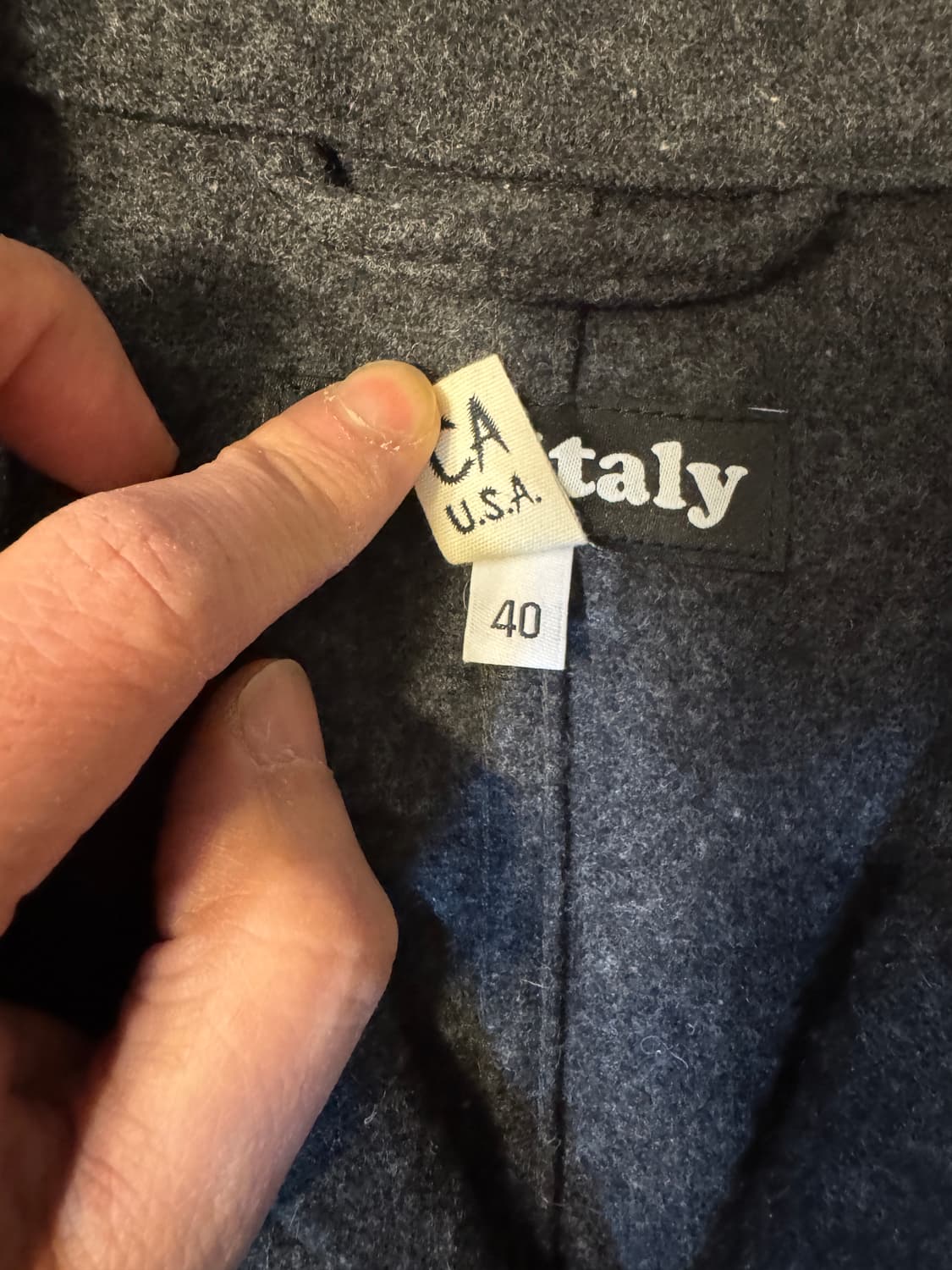 모니탈리 monitaly 울 블레이저 자켓 그레이 40사이즈

 상품이미지3