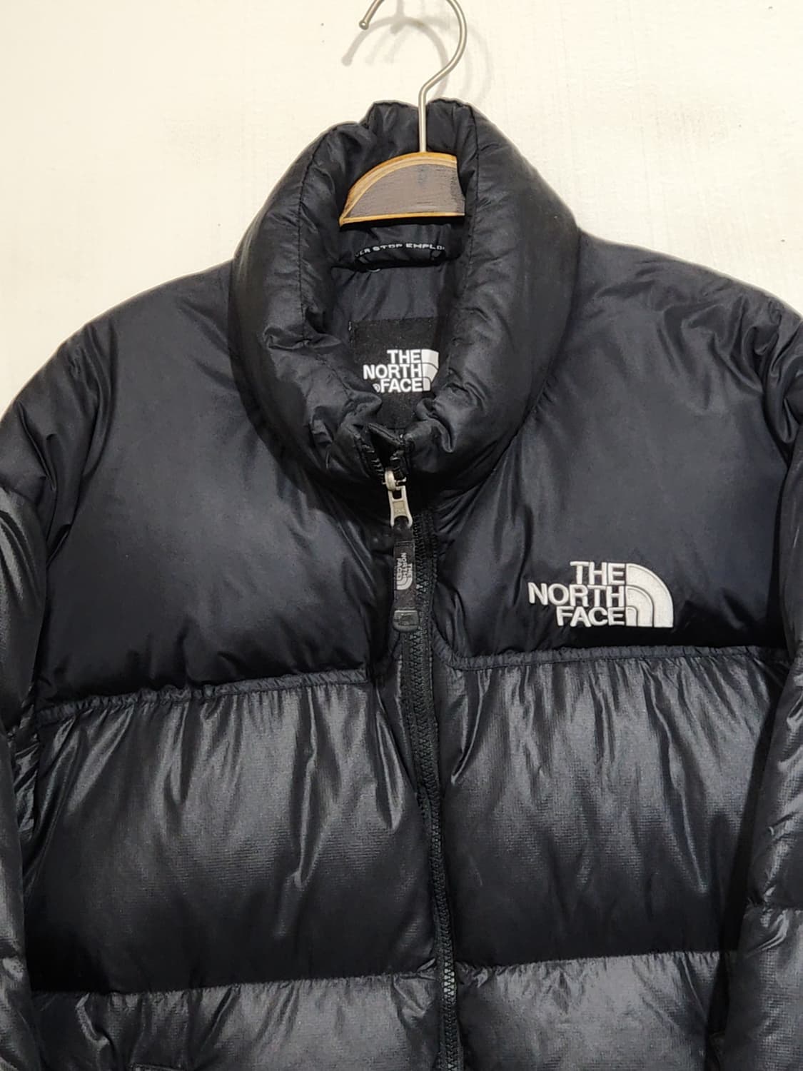 (100) 노스페이스 눕시패딩 점퍼 블랙 700 거위털 다운자켓  상품이미지2