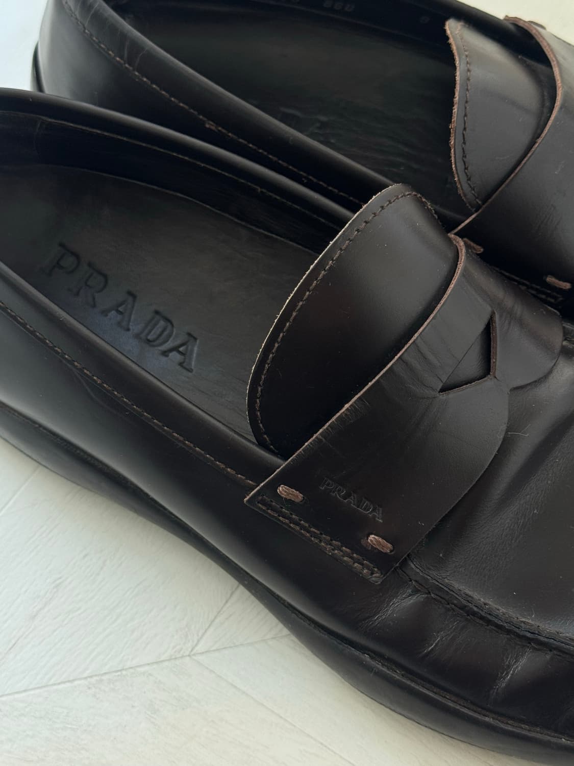 프라다 스포츠 로퍼 브라운(270) 상품이미지5