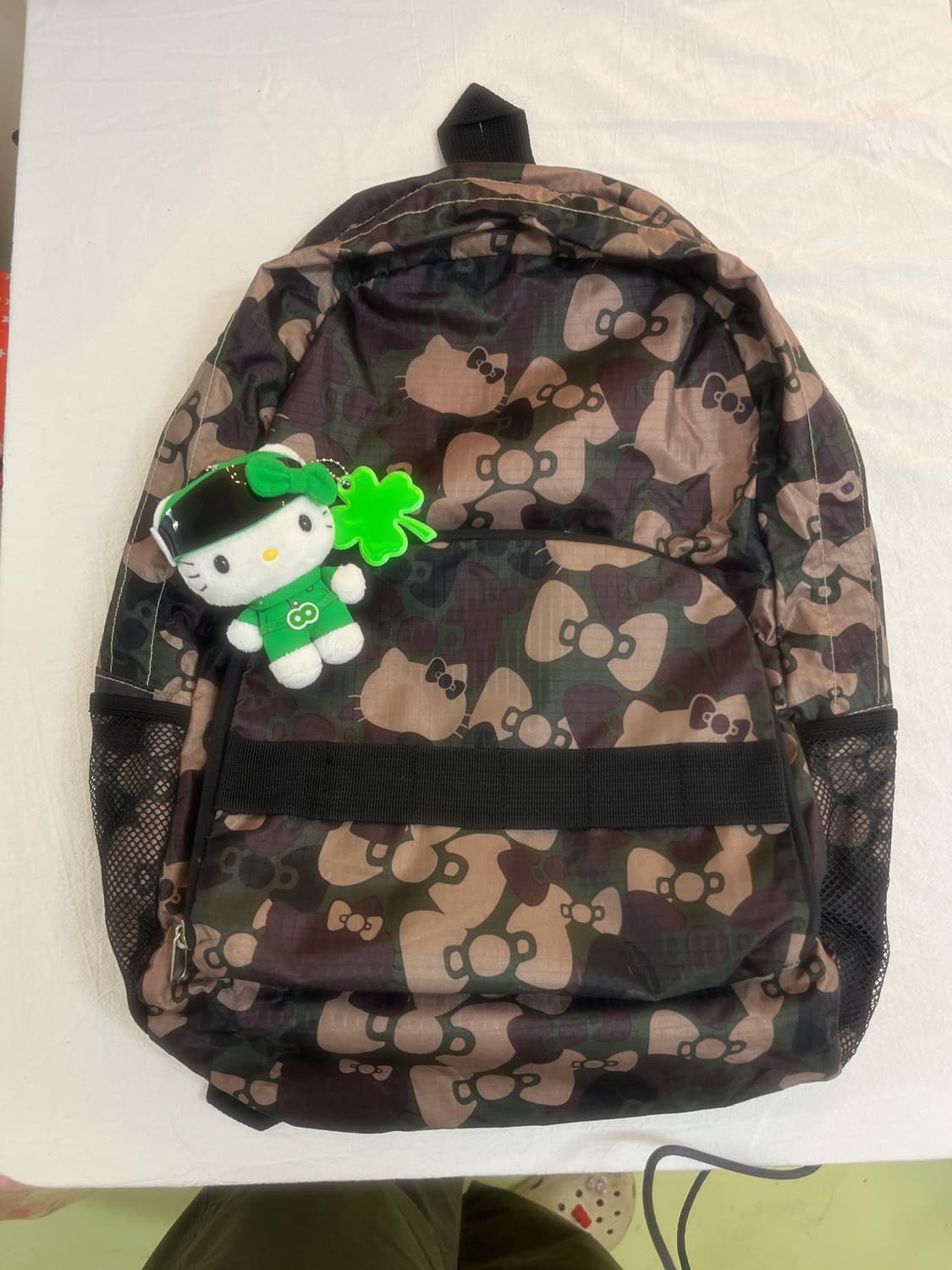 2016 밀리터리 키티 패턴 접이식 백팩 🎒 상품이미지2