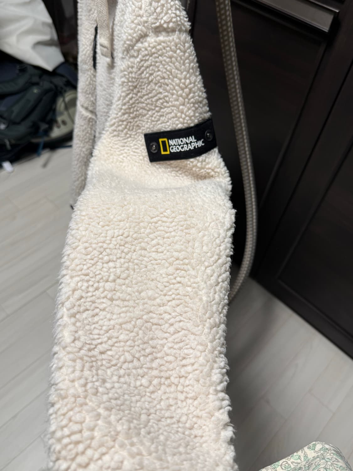 내셔널 지오그래픽 M사이즈 뽀글이 아이보리 상품이미지3