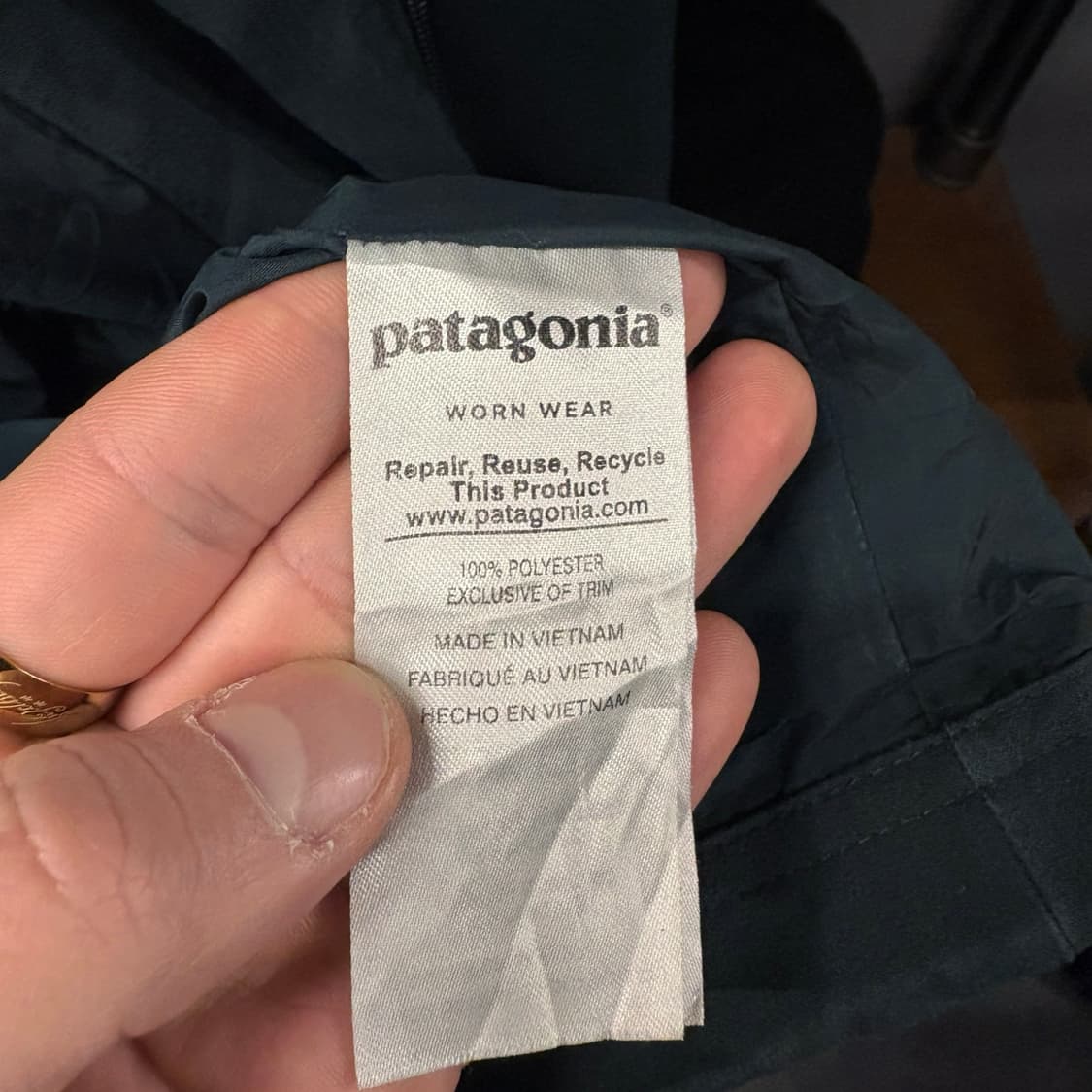 파타고니아 테크페이스 트레스파카 레인코트 후드탈부착 N593 상품이미지7
