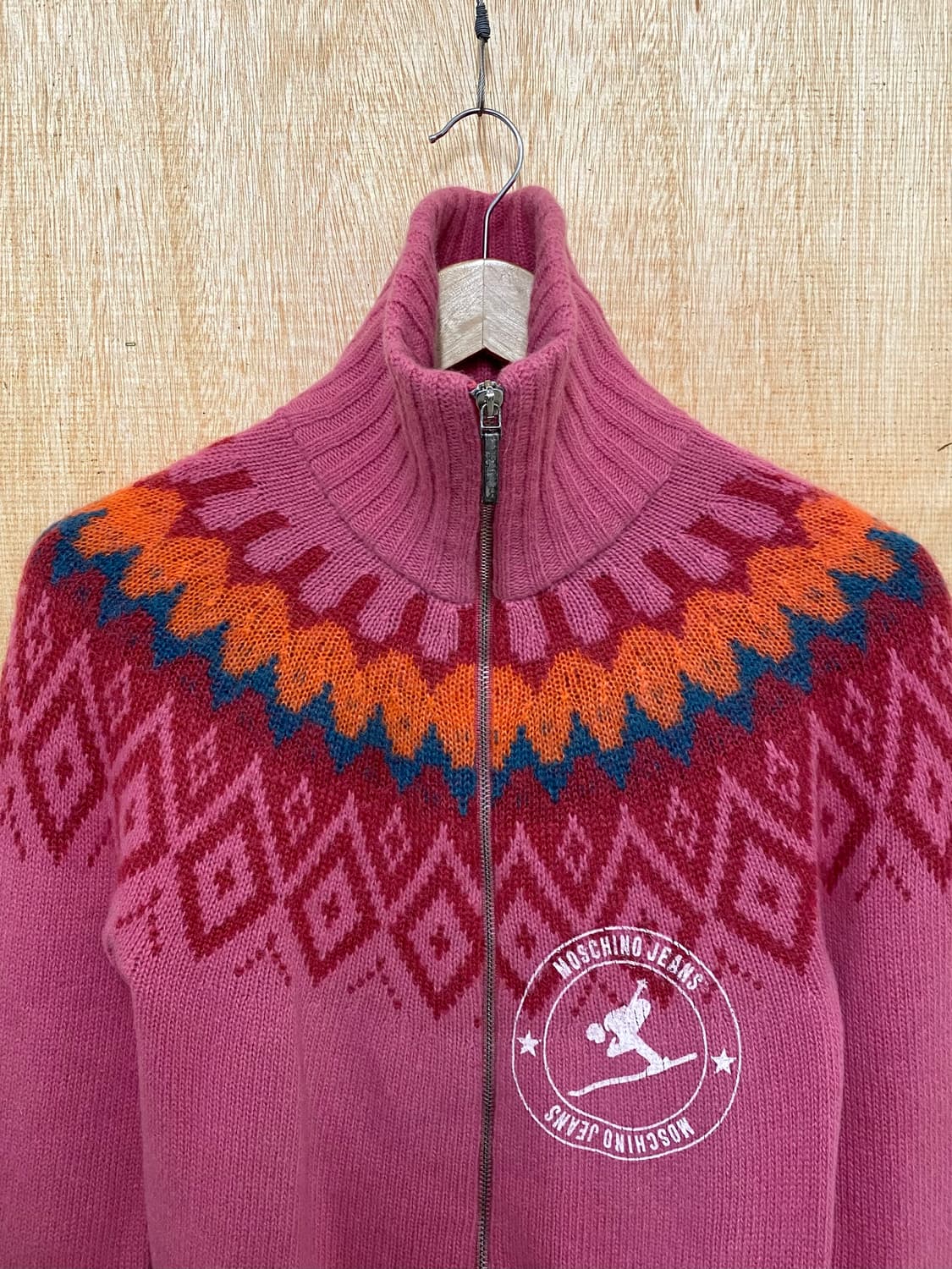 00's MOSCHINO knit zip-up cardigan 상품이미지6