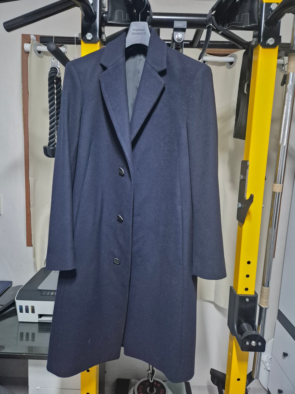 [S]띠어리 싱글코트 네이비 상품이미지1