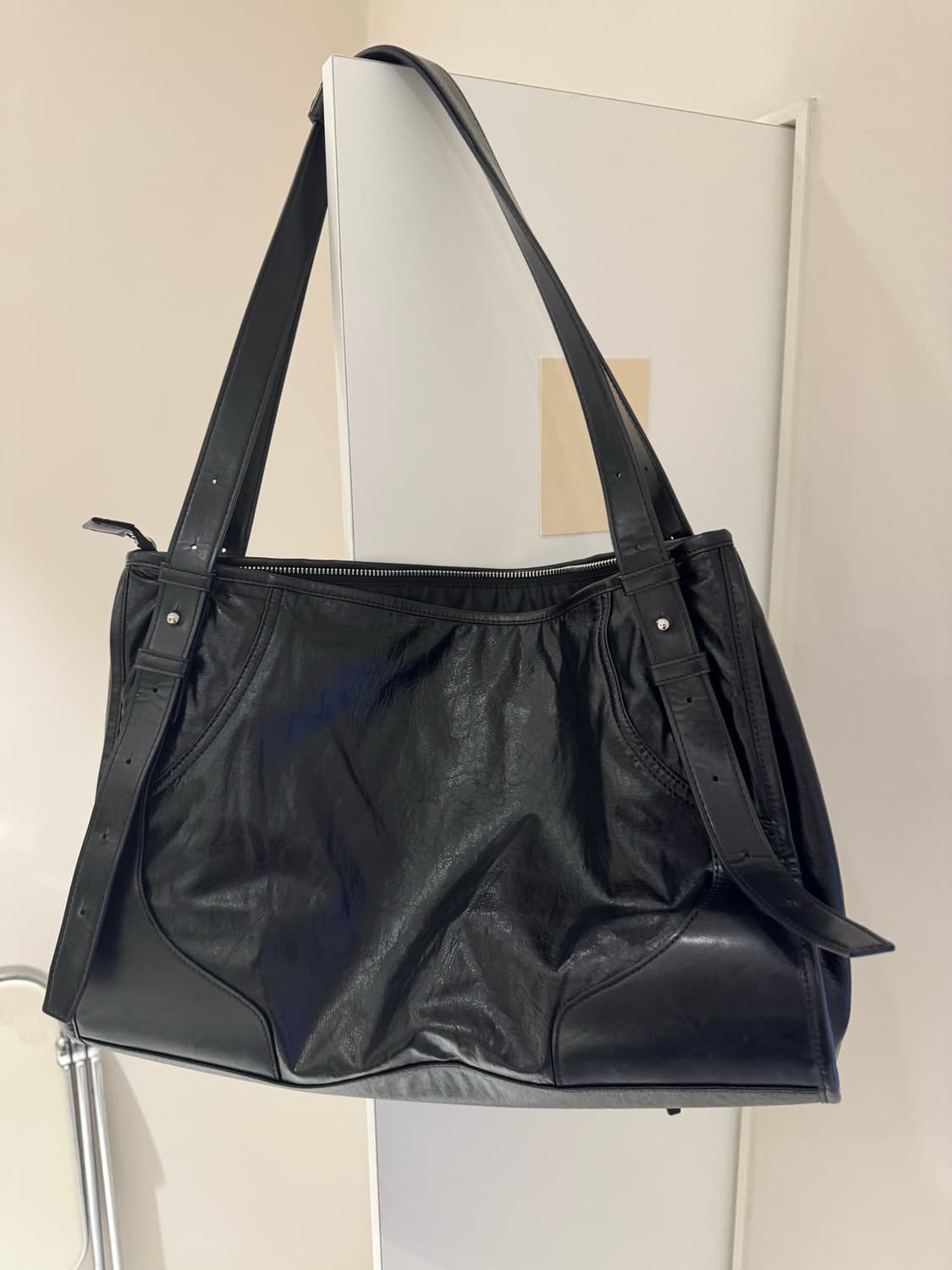 마뗑킴 투웨이 스트랩 스퀘어 백 상품이미지5