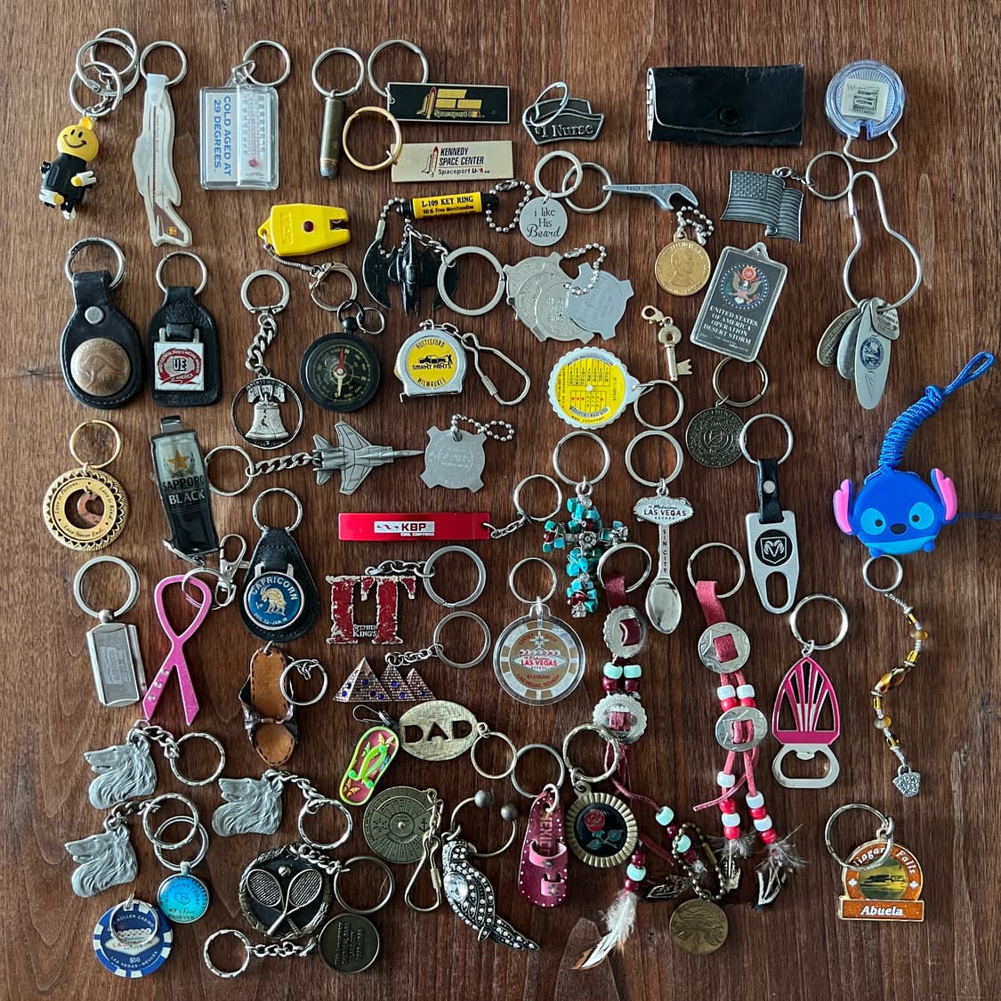 90s vtg U.S. Navy Crest Metal Keyring 상품이미지3