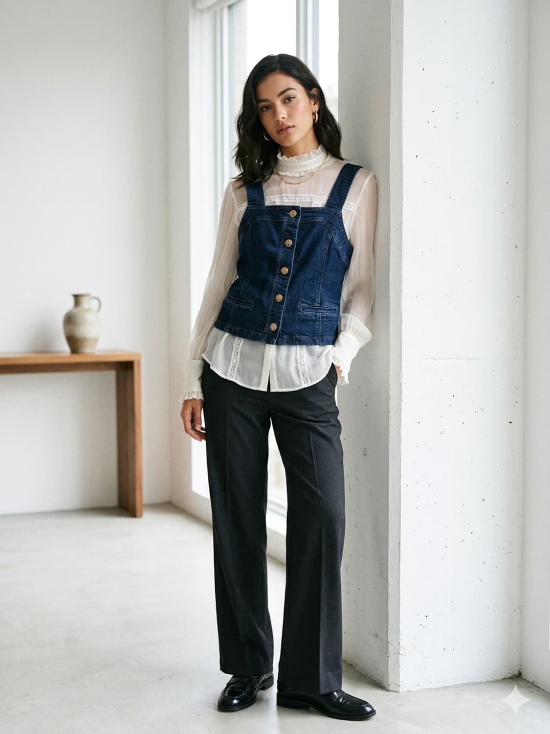 데렉램 10 크로스비 시그니처 데님 뷔스티에 상품이미지1