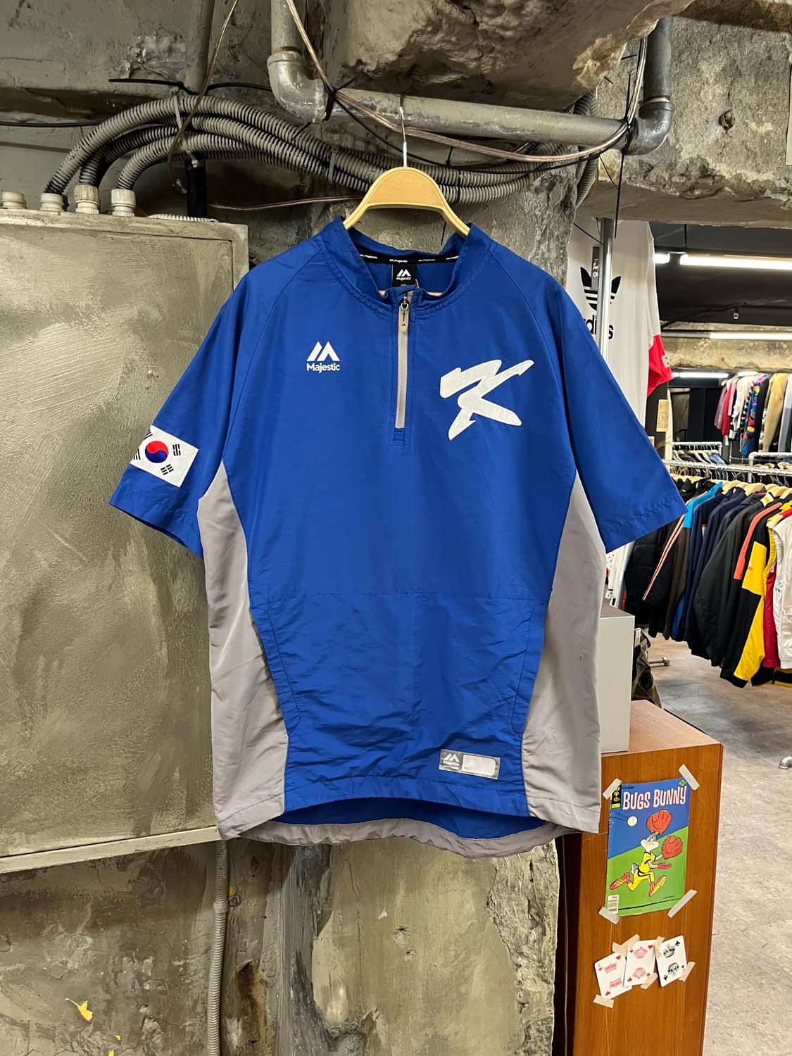 마제스틱 17 wbc 국대 웜업 블루 100 #csz1470 상품이미지1
