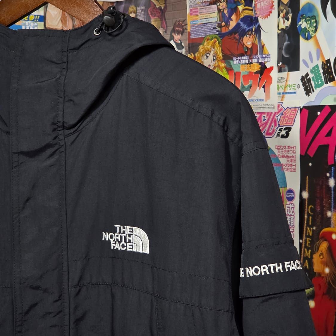 노스페이스 고프코어 블랙 투웨이 바람막이 자켓 상품이미지3