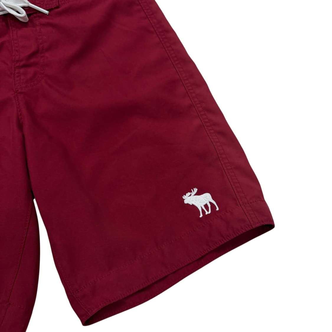 아베크롬비 빈티지 스윔팬츠 수영 반바지 버건디 마룬 레드 M 상품이미지2