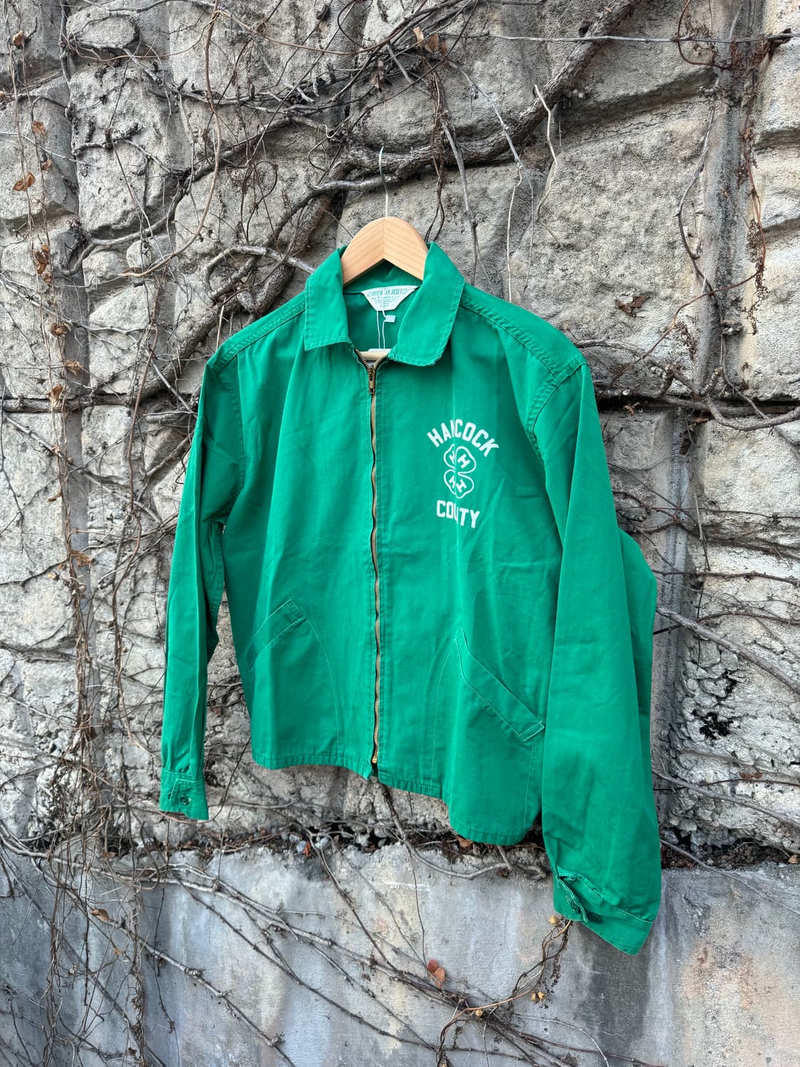 50~60s 4-h 빈티지 ffa 코튼 프린팅 자켓 상품이미지3