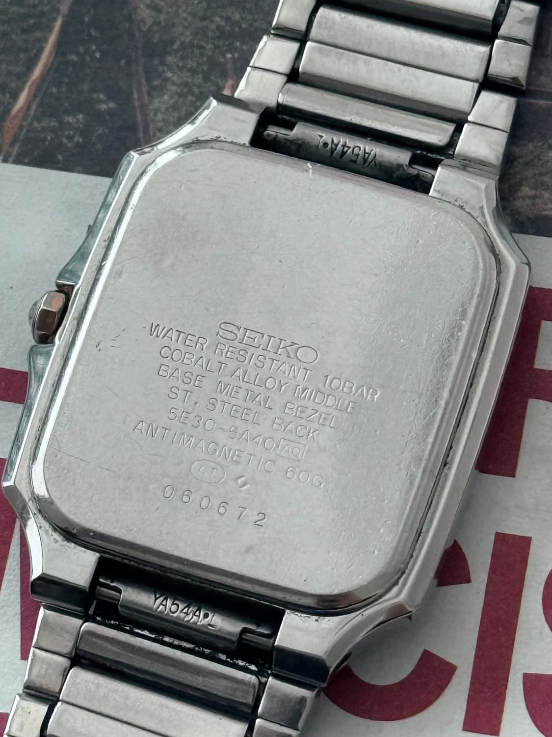 Seiko 세이코 Dolce 스퀘어 콤비 로만 인덱스  상품이미지4