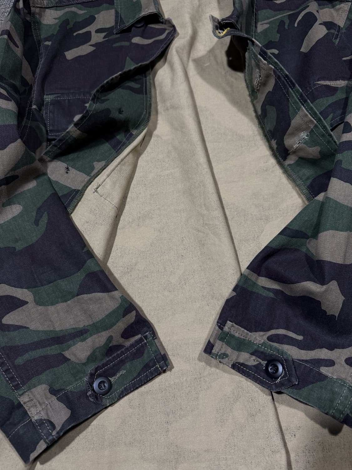 Military 밀리터리 개구리 패턴 투포켓 워크자켓 상품이미지4