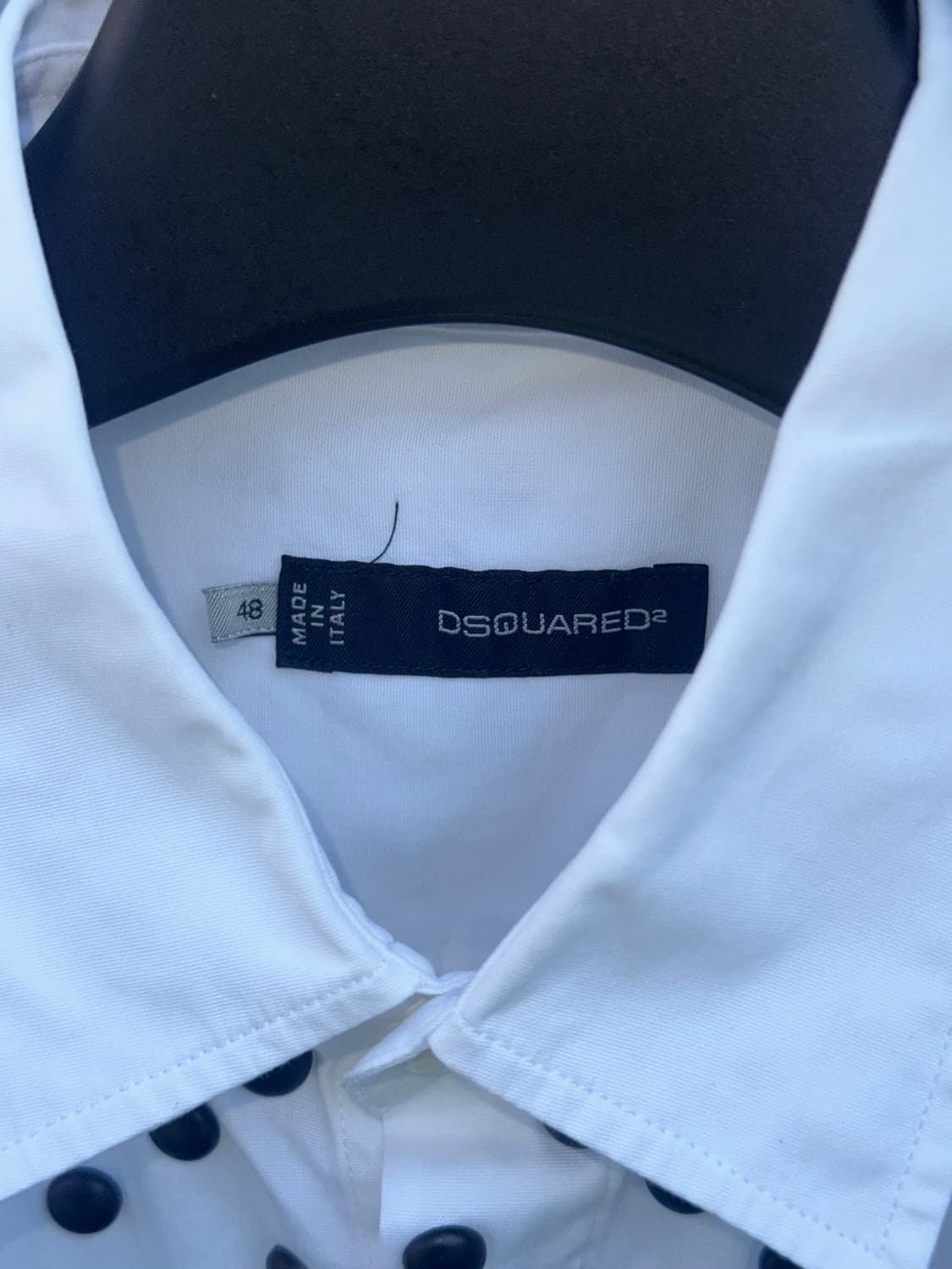 DSQUARED2 디스퀘어드2 도트 폴카닷 반팔 셔츠 상품이미지3
