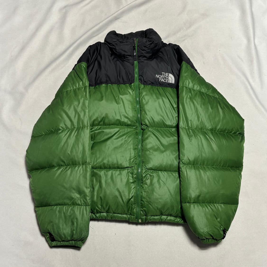 105 노스페이스 눕시 700 그린 패딩 상품이미지2