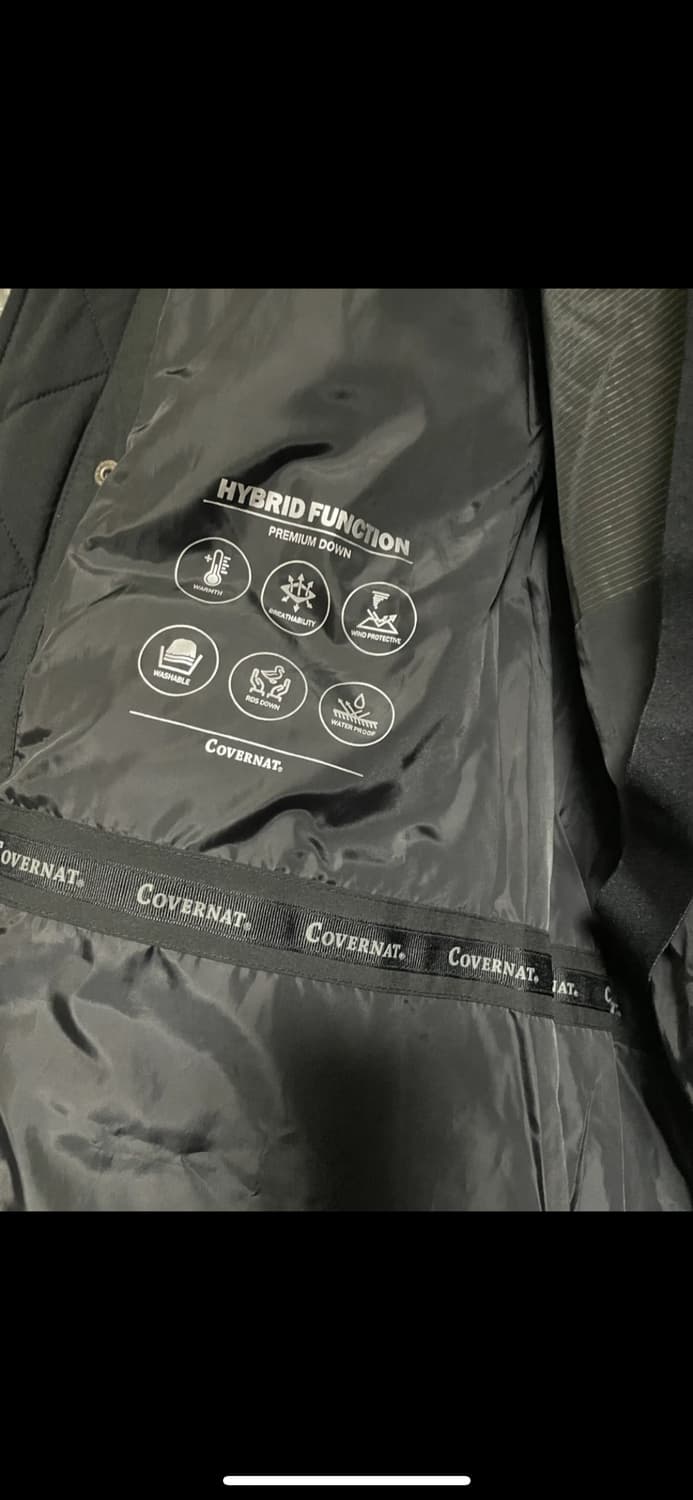 커버낫 덕다운 롱패딩 L 상품이미지6