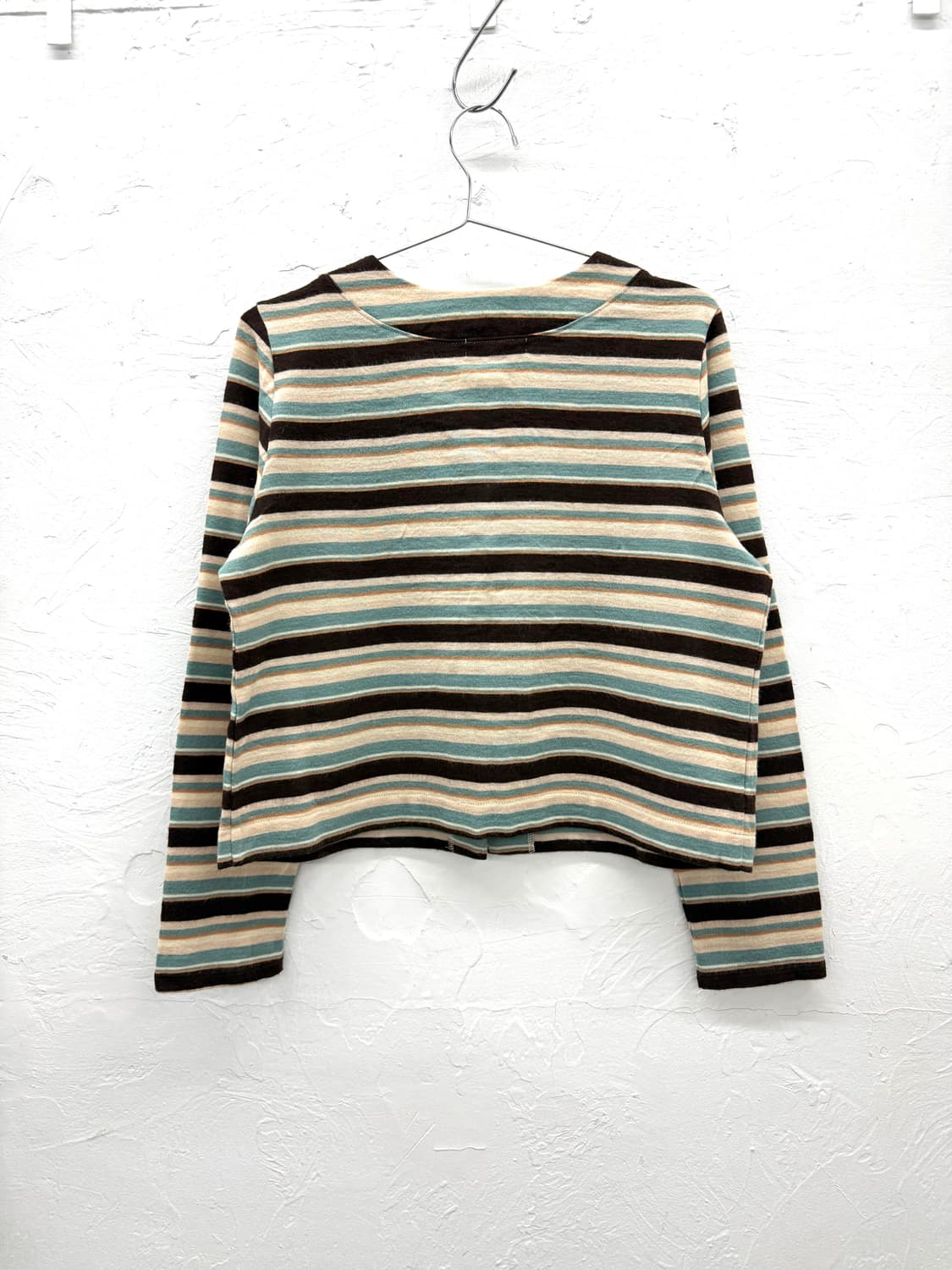 micmac 스트라이프 버튼 슬릿 니트 탑 상품이미지4