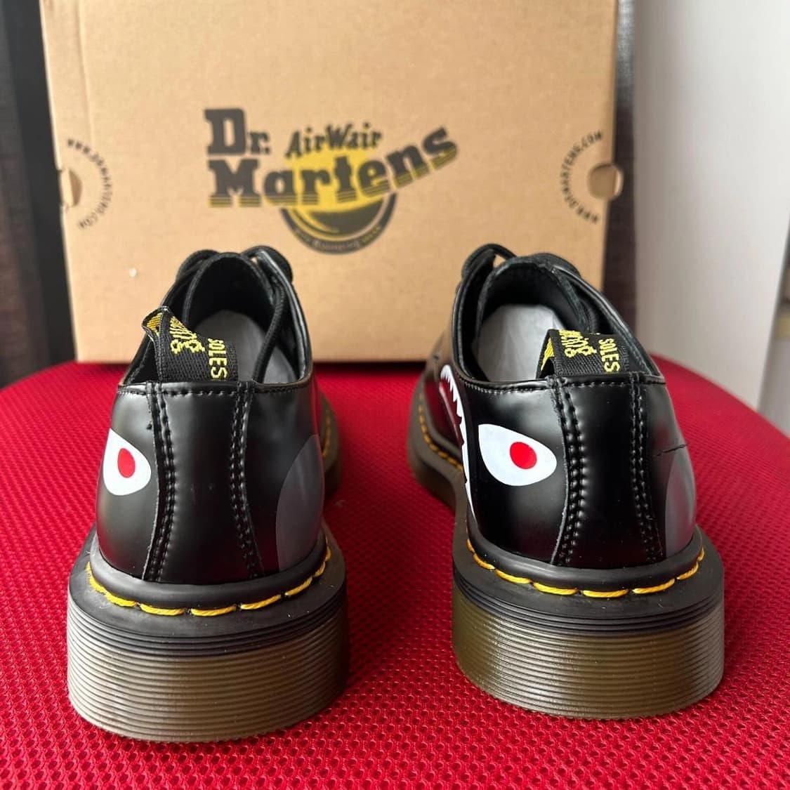 닥터마틴 x 마스터마인드 x 베이프 1461 블랙 280 상품이미지7