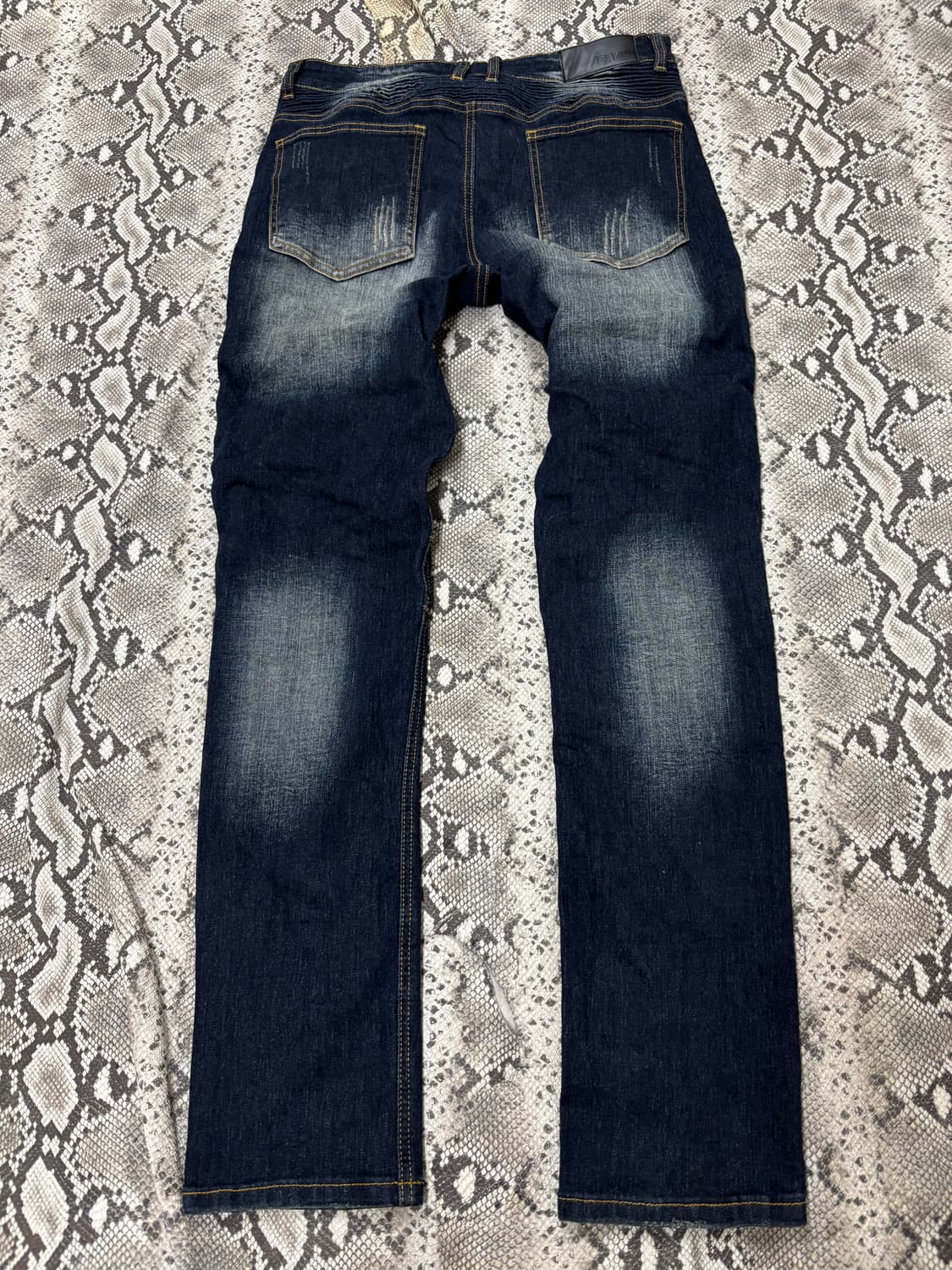 “Vintage” Denim Biker Pants 상품이미지7
