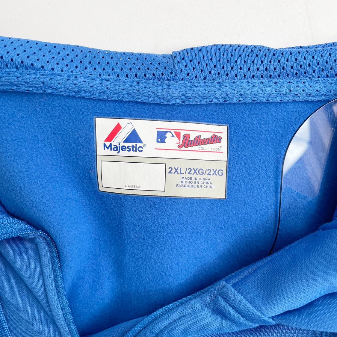 F2 마제스틱 어센틱 컬렉션 LA 다저스 기모 후드티 2XL사이즈 상품이미지4