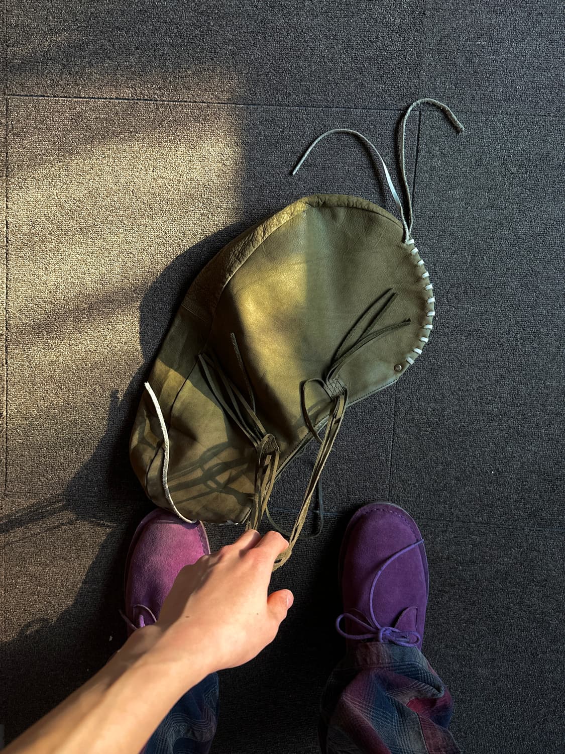 "비정형" 미니 레더 백 상품이미지6