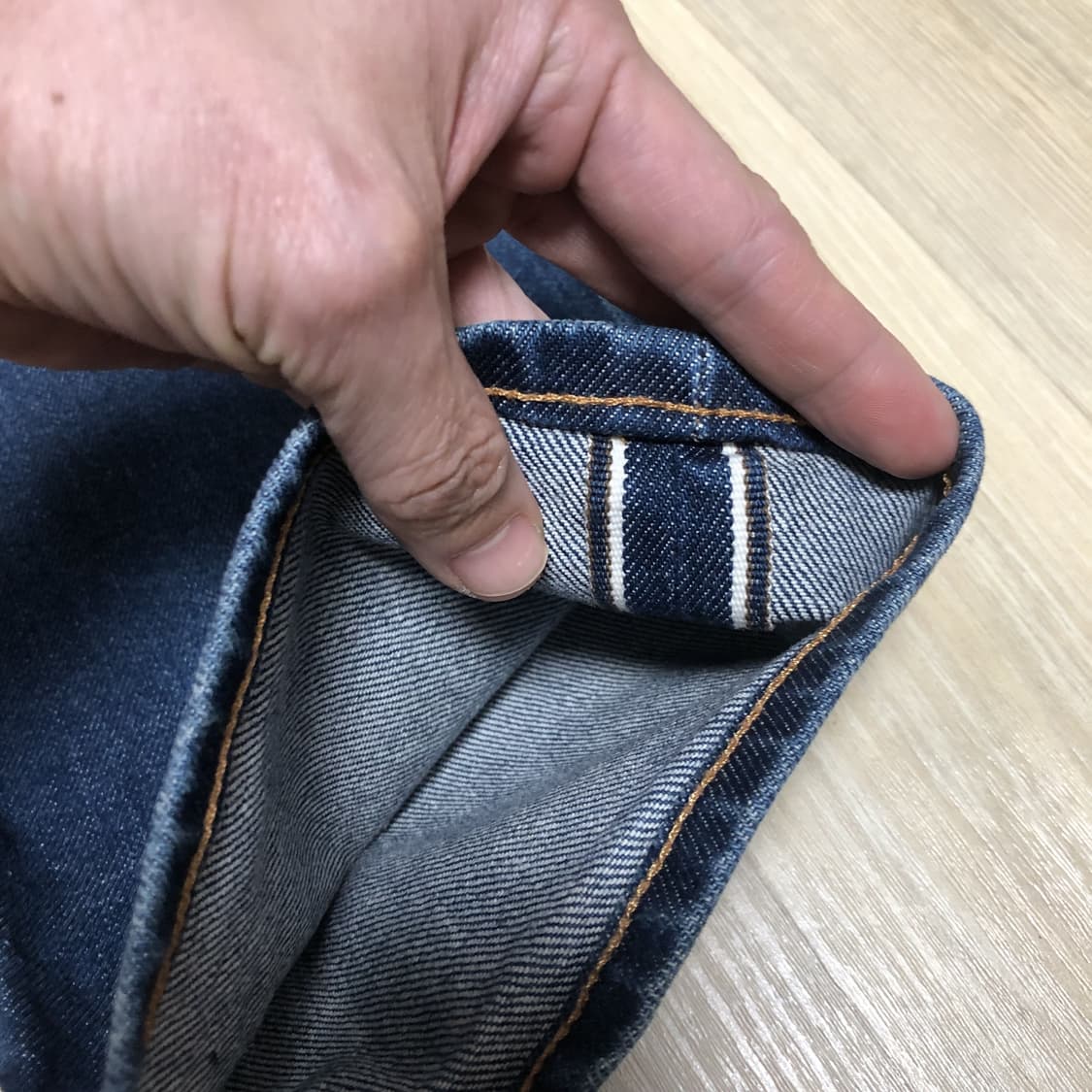 (34) 리바이스 502 테이퍼드핏 메이드 & 크래프티드 재팬 블루탭 상품이미지3