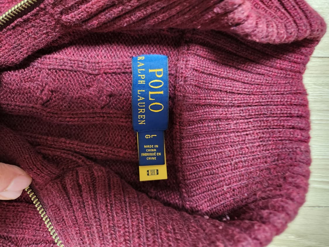 폴로랄프로렌 하프집업니트 (L 상품이미지7