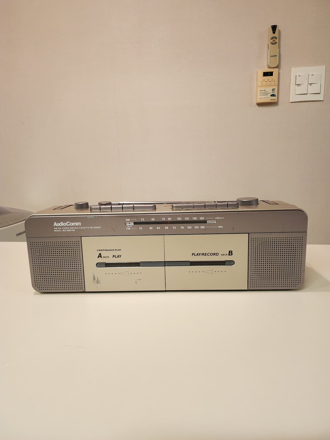 예쁜 빈티지 스테레오 카세트 플레이어 상품이미지1