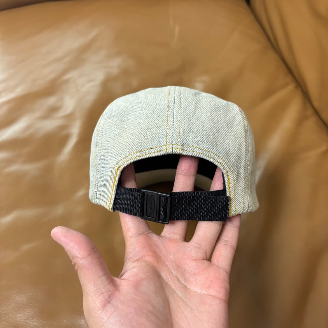 Supreme 슈프림 23ss 워시드 더티 인디고 데님 캠프캡 모자 상품이미지8