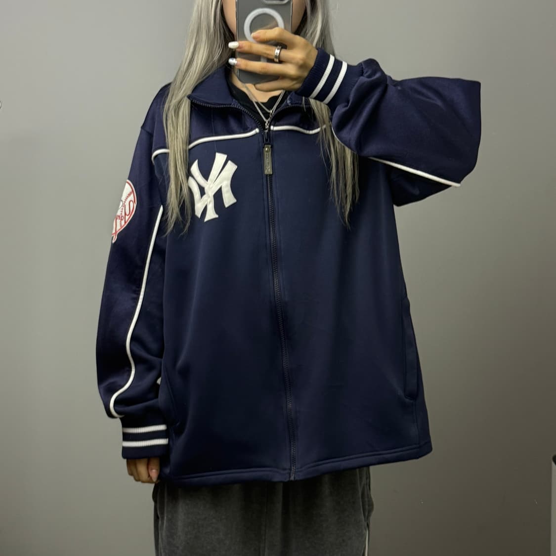 Majestic 00s NY YANKEES 트랙 자켓 상품이미지2