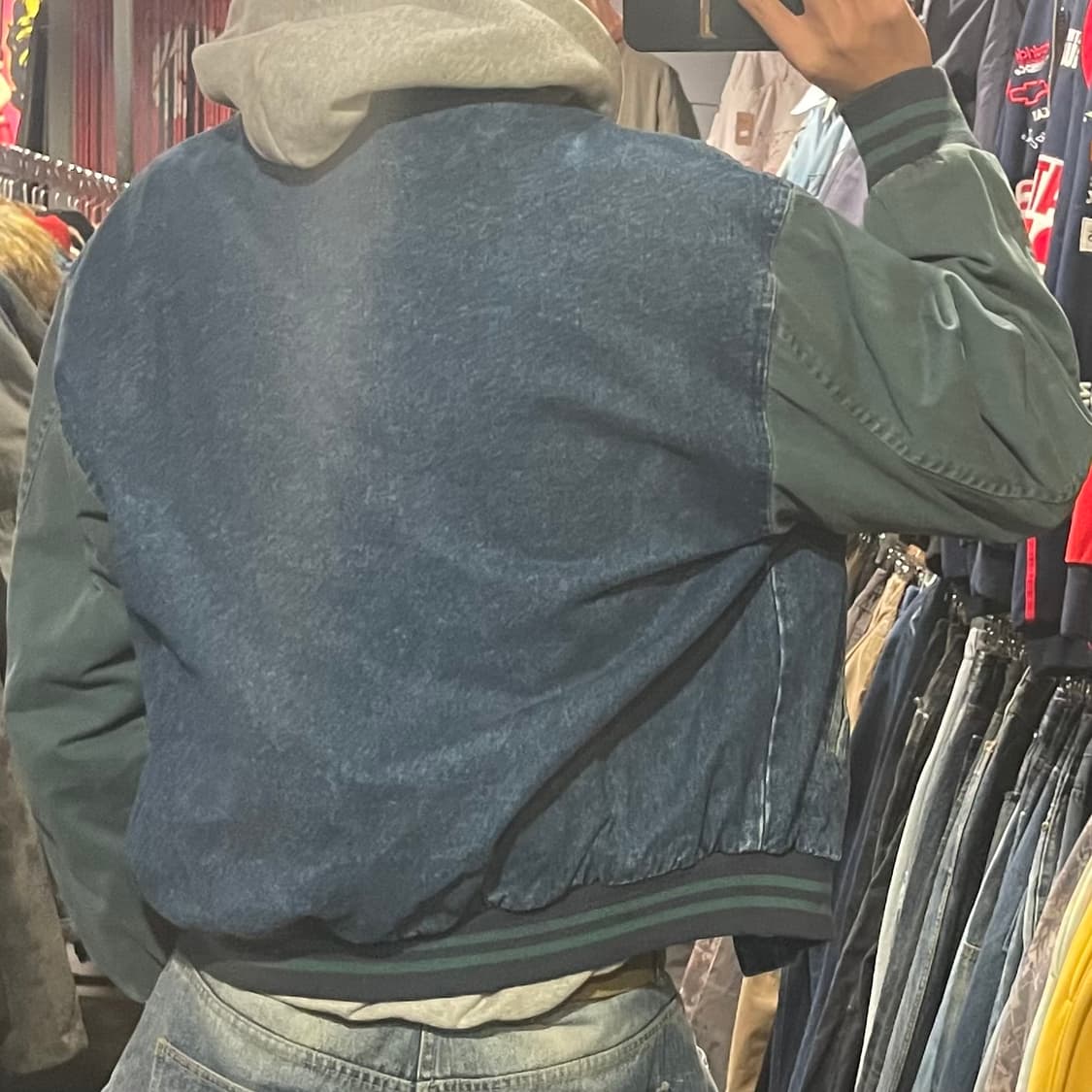 [IM] VTG 데님 바시티 자켓 상품이미지6