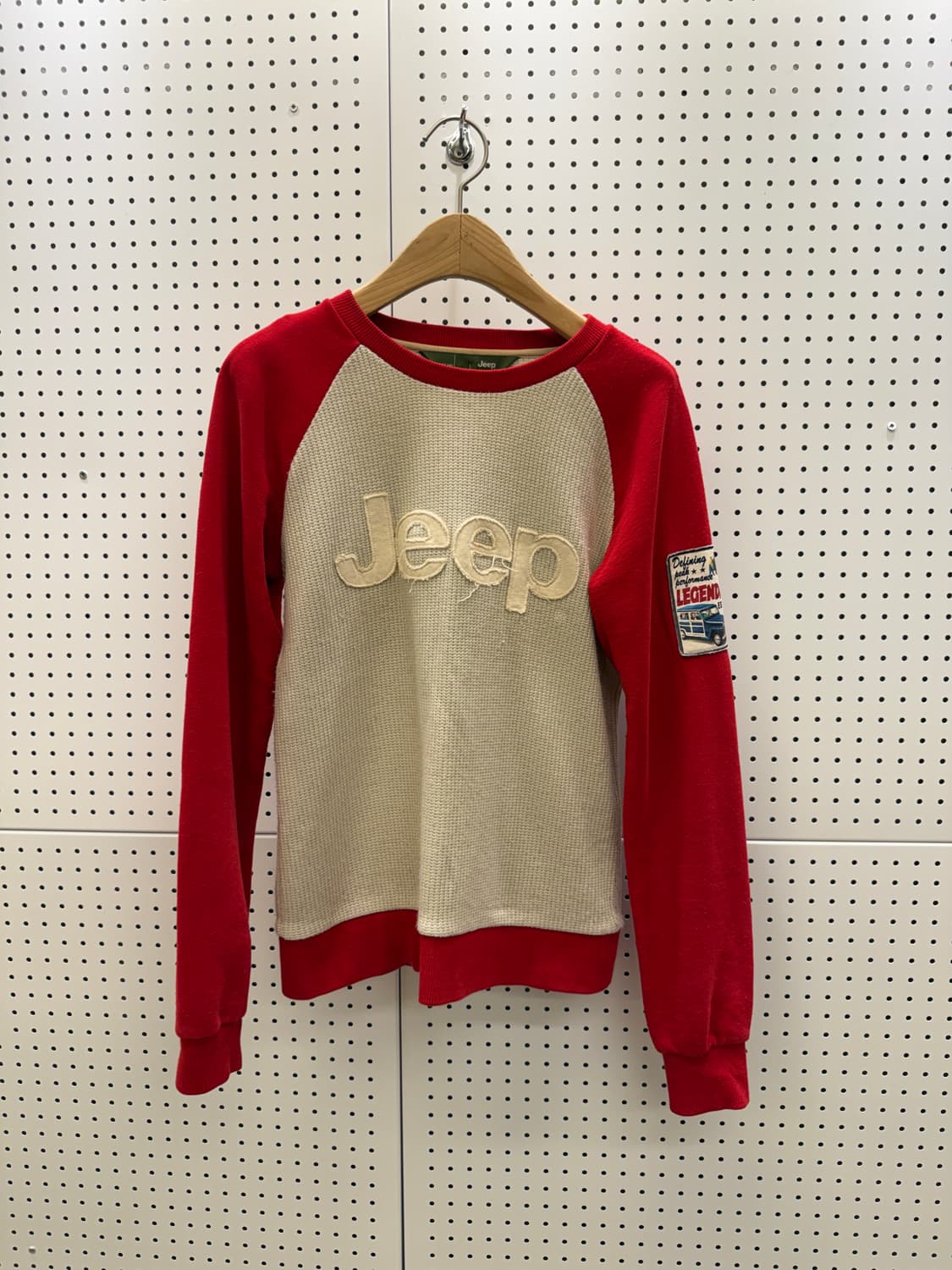 지프 패치 와플 빅로고 단가라 니트 U1531 상품이미지2