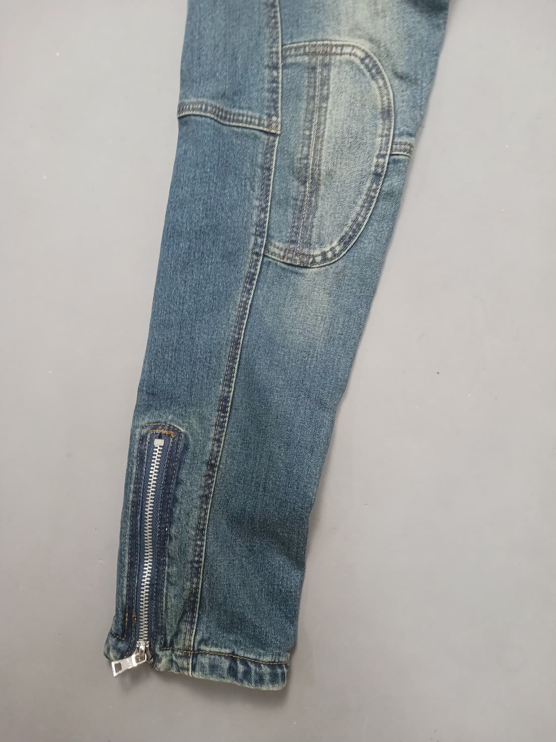 [32] 발망 지퍼디자인 바이커진 청바지 상품이미지3